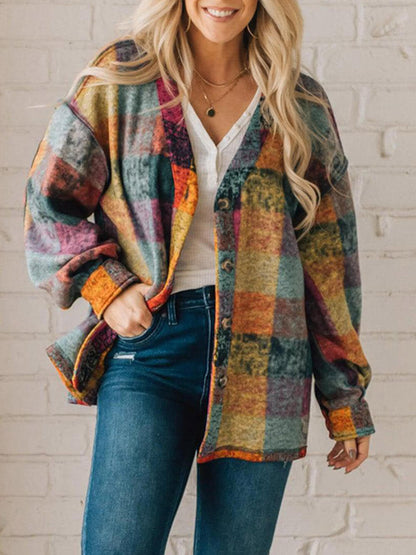 Multicolor Casual Minimalist Jacket