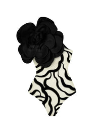 Black Floral Set