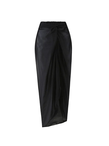 3D Floral Solid Color Swimsuit