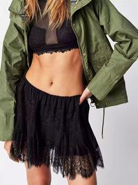 Black Lace Skirt